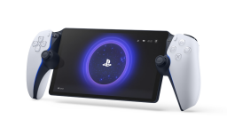 playstation portal remote player with PS5 logo on screen